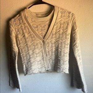 Elegant Cream Knit Sweater